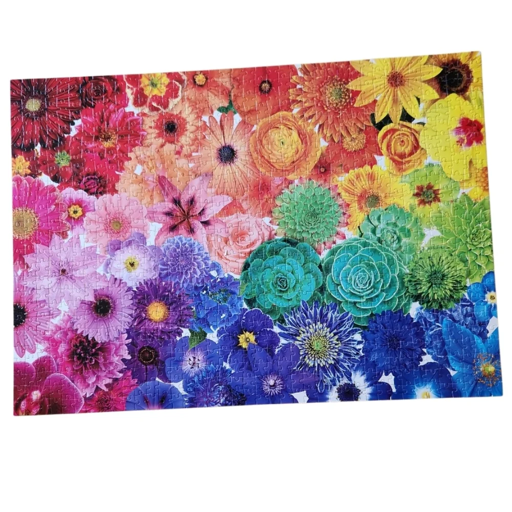 Rainbow Flower Jigsaw Puzzle
